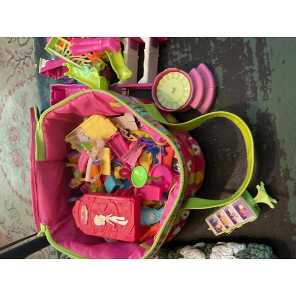 Polly pocket Other - Vintage Polly Pocket Colorful Toy Playset with Carrying Bag